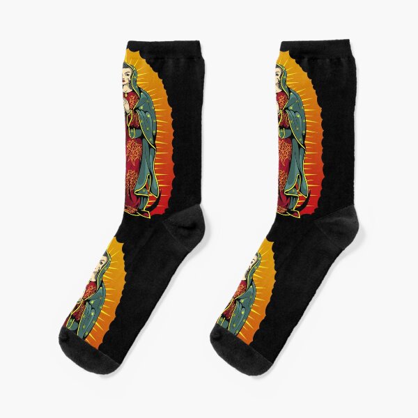 lady of guadalupe socks