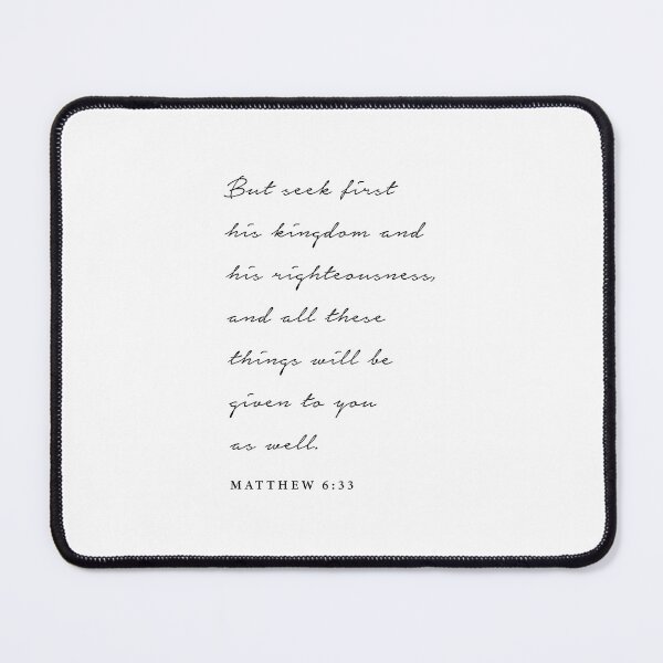 Item preview, Matthew 6:33 designed and sold by corbrand.
