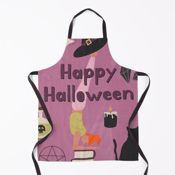 Item preview, Happy Halloween | Spooky Yoga Poses | Witch Yoga | Spiritual designed and sold by Sadhana Design Studio.