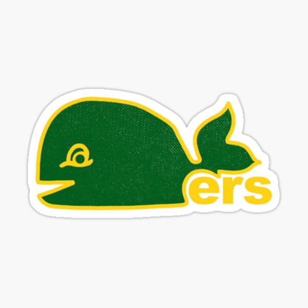 Aperçu de l'œuvre Logo vintage de l'Association mondiale de hockey des Whalers de la Nouvelle-Angleterre (WHA) créée et vendue par A Little Bit of  Everything.