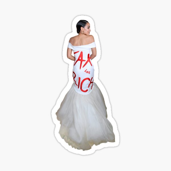 Item preview, AOC - Tax The Rich Cutout designed and sold by OLMontana.