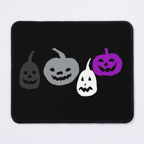 Item preview, Ace Jack-o-Lanterns Halloween. Asexual Pride designed and sold by Subtle Pride Shop.