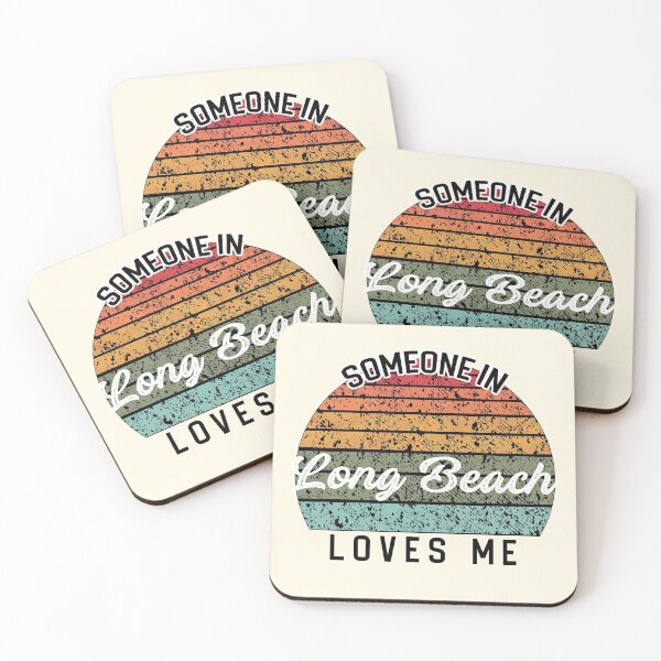 Item preview, United States Travel -- Someone in Long Beach Loves Me (Light Background) designed and sold by TheEditrix.