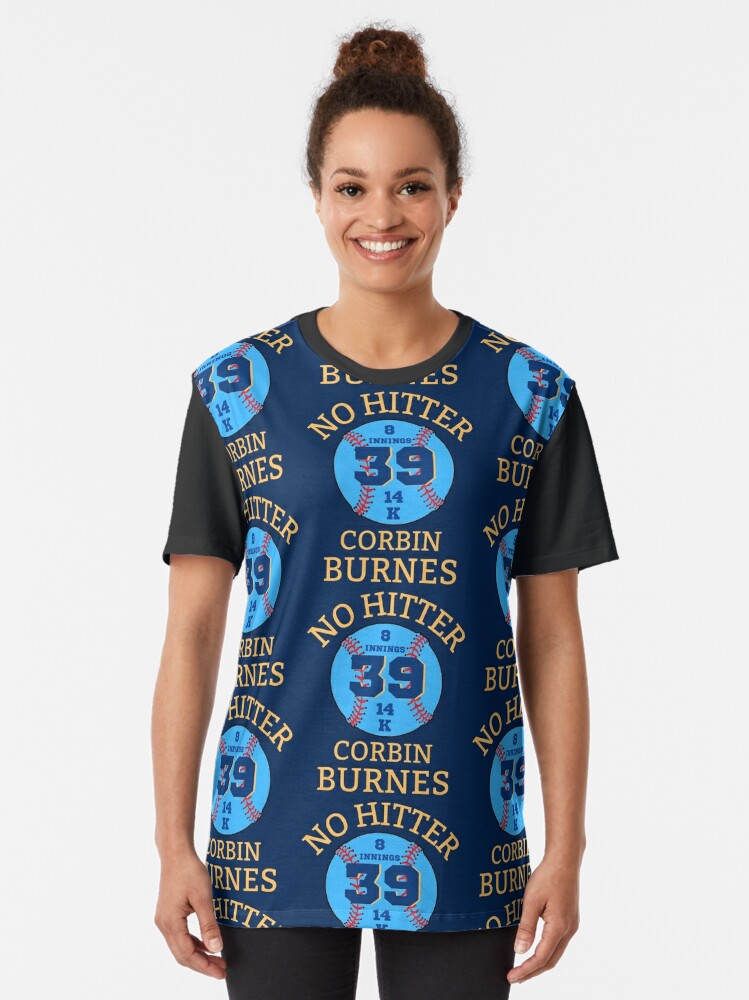No Hitter Corbin Burnes Graphic T-Shirt for Sale by WoodburyLake