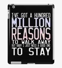 Million Reasons iPad Case/Skin