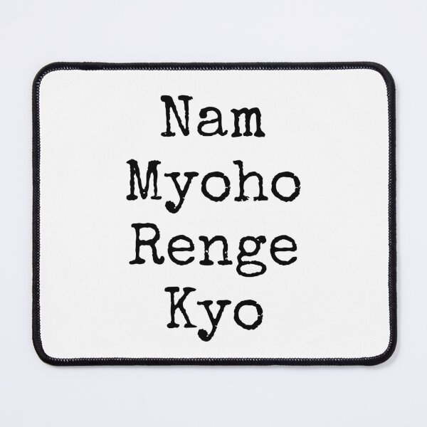 Item preview, Nam Myoho Renge Kyo / White and Black designed and sold by wordznart.