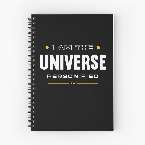 Item preview, I am the universe personified designed and sold by Uppercase Tees.
