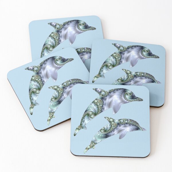 Item preview, Dolphins Jumping designed and sold by IssyDesigns.