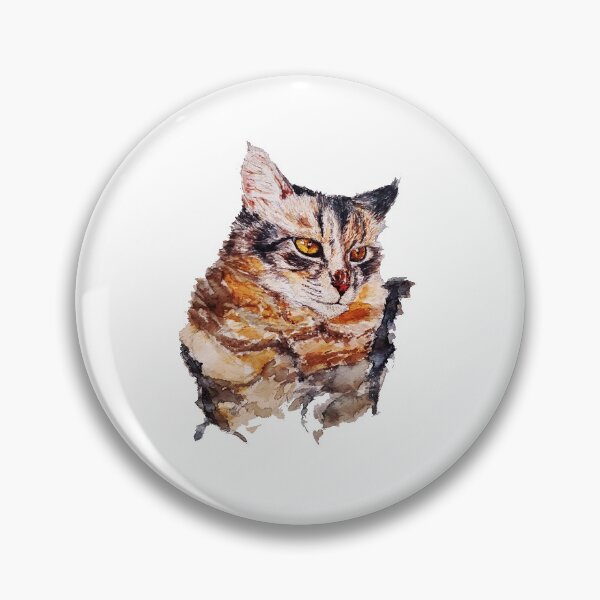Item preview, Cat Watercolor Artwork Painting (Asher) designed and sold by arientss.