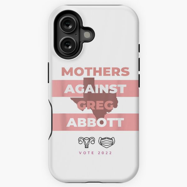 Vista previa del artículo con la obra «Madres contra el demócrata Greg Abbott», diseñado y vendido por MollyGreen01.