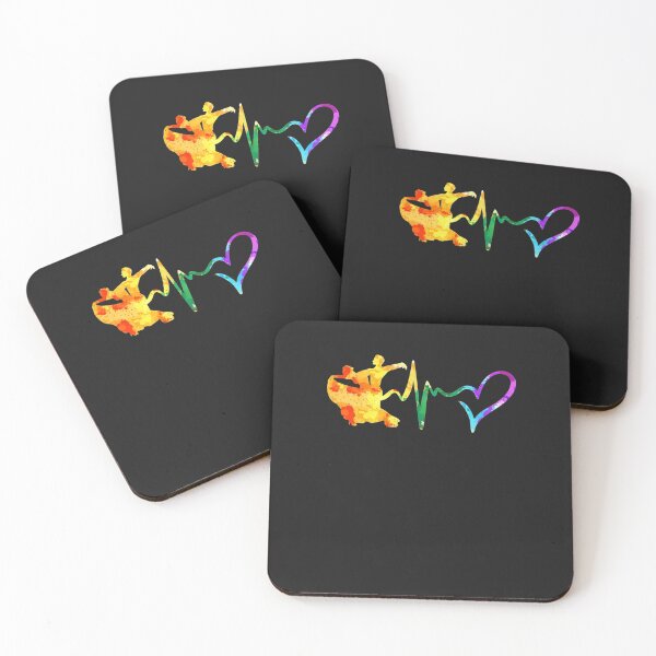 Item preview, Ballroom Dance heartbeat watercolor Classic designed and sold by RonniegFlores.