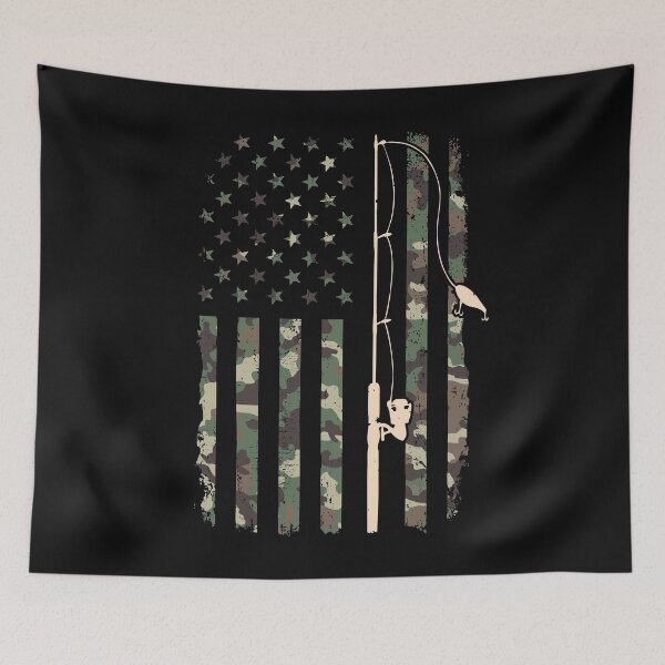 Item preview, Fishing USA Flag Camouflage Camo American Fisherman Gifts  designed and sold by alenaz.
