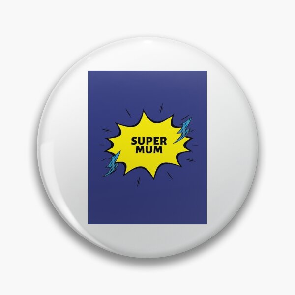 Item preview, Super Mum T-shirts and Apparel - White T-shirt designed and sold by DressedbyMama.