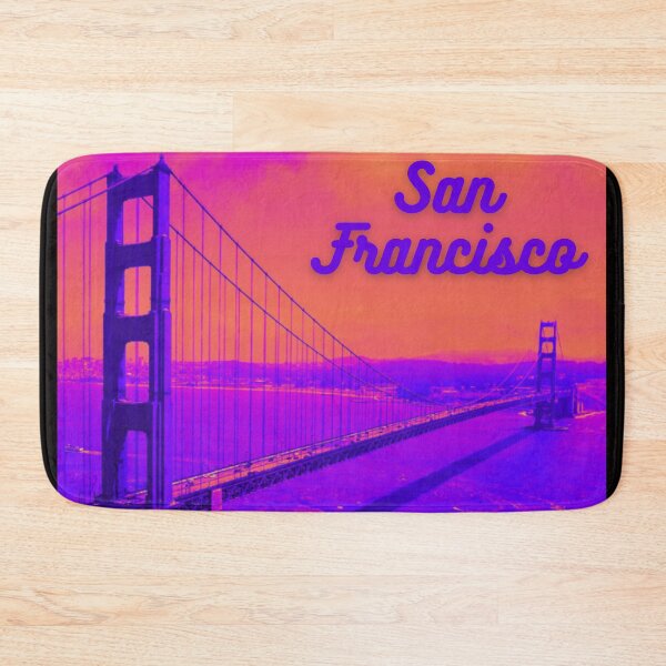 Item preview, San Francisco Golden Gate Bridge  Orange & Purple Large designed and sold by barronangMedia.