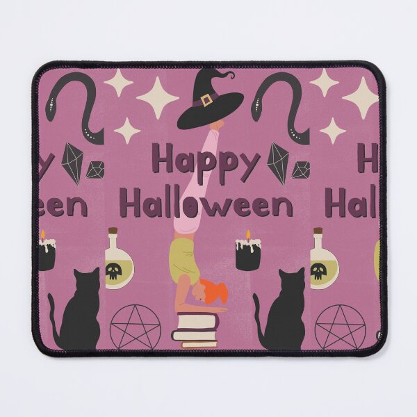 Item preview, Happy Halloween | Spooky Yoga Poses | Witch Yoga | Spiritual designed and sold by Sadhana Design Studio.