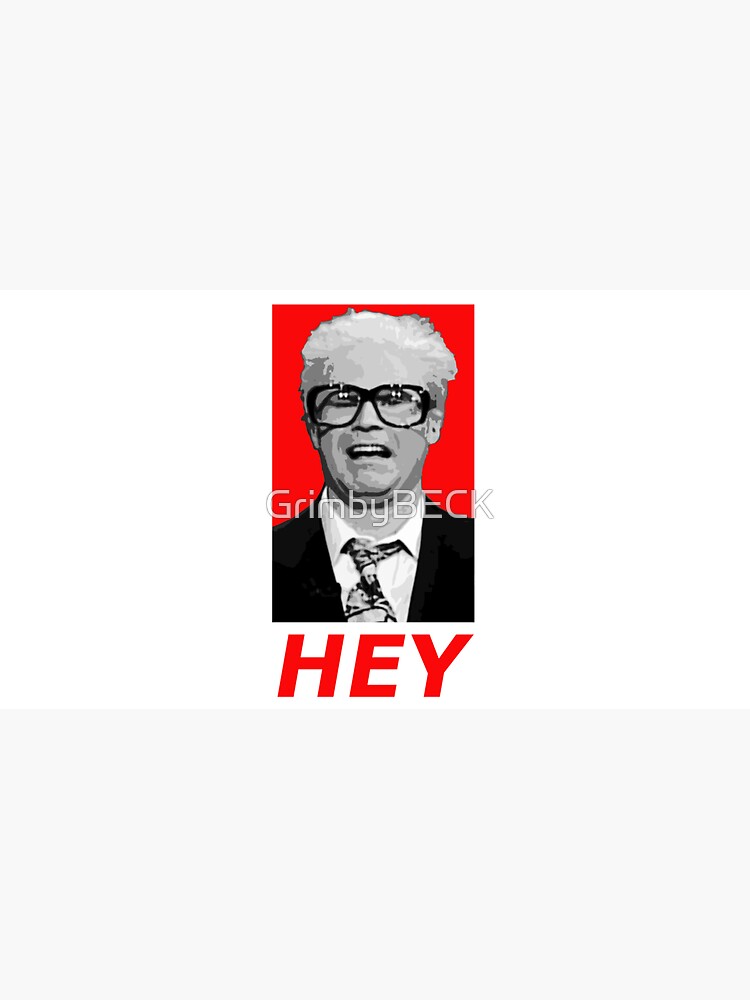 Harry Caray - Hey - Dark Sticker for Sale by GrimbyBECK