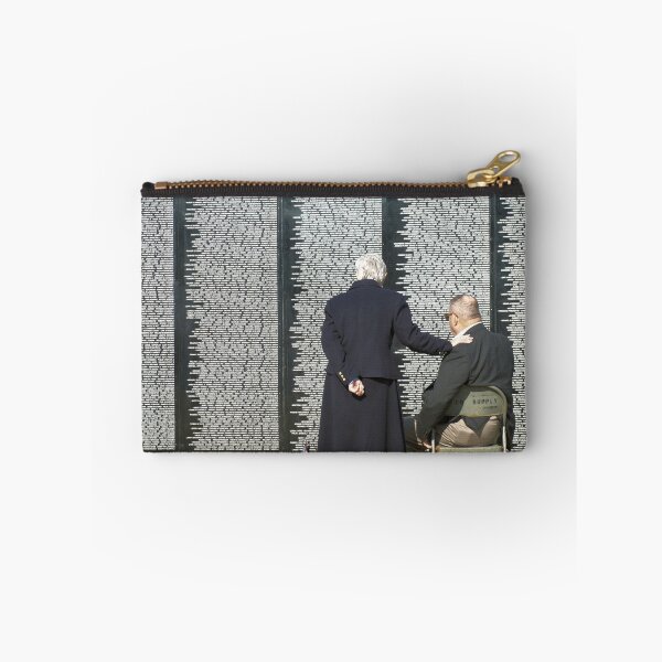 Item preview, Couple at the traveling Vietnam wall designed and sold by William Helms.