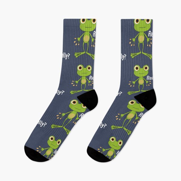 Item preview, Funny Frog Saying Really? designed and sold by Twittlefish.