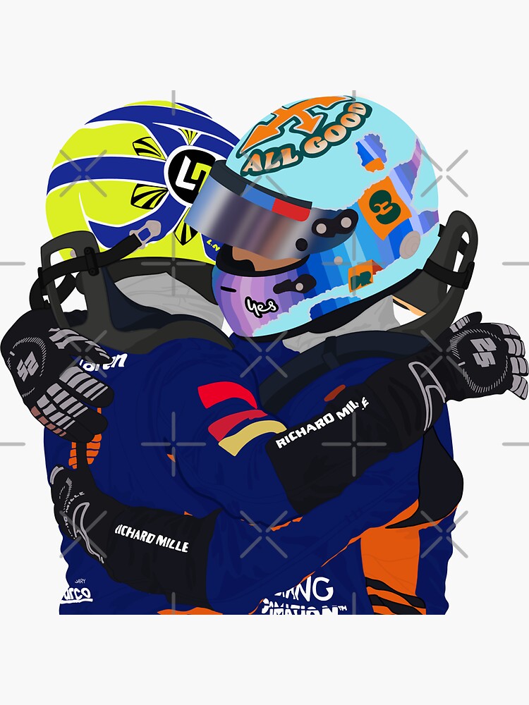 Lando Norris & Daniel Ricciardo Monza GP 2021 von noellesmith22