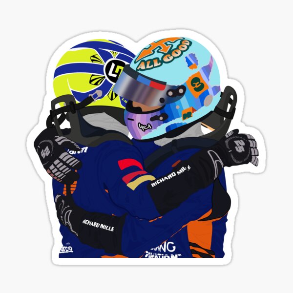 Lando Norris & Daniel Ricciardo Monza GP 2021 Sticker