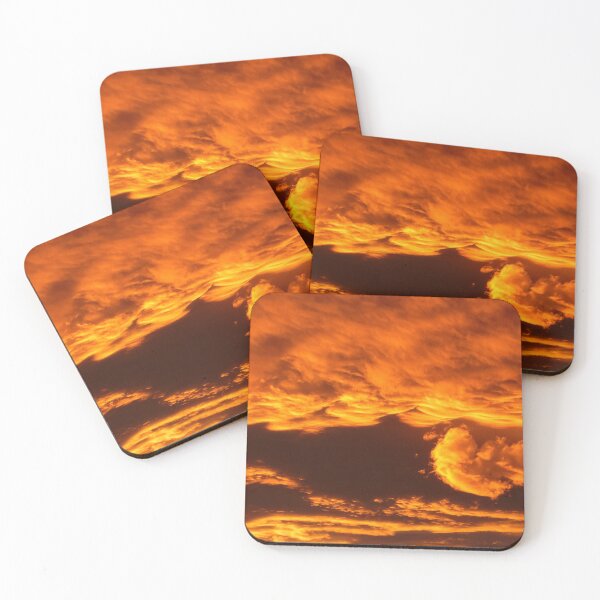 Item preview, Orange Sunset Sunrise Clouds Photograph designed and sold by Melissa N. Robertson.