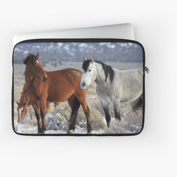 Snow Mustangs Laptop Sleeve