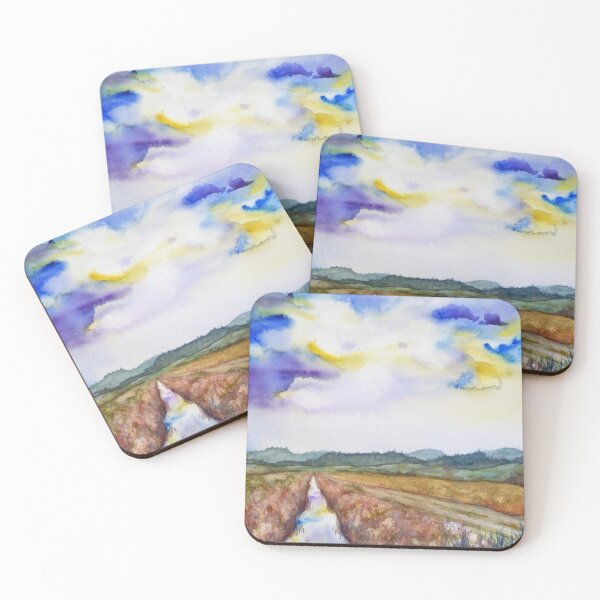 Item preview, Colorful Watercolor Landscape designed and sold by Lindsey Templeton.