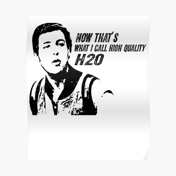 "Now That's What I Call High Quality H20 Waterboy Films" Poster for