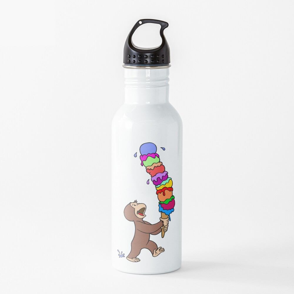 Curious George Has An Ice Cream Treat Water Bottle