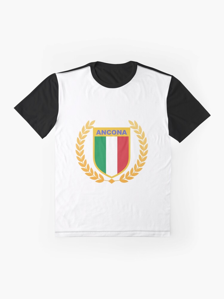 Thumbnail 4 of 5, Graphic T-Shirt, Ancona Italia Italy designed and sold by ItaliaStore.
