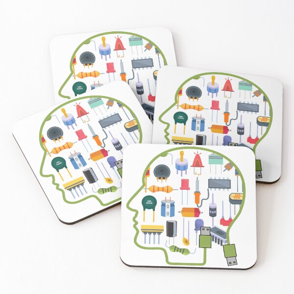 Item preview, Electronic man- Electrical Electronic Components in Human Head designed and sold by EngineersArt.