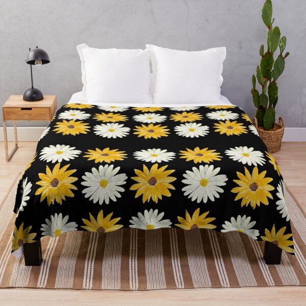 Item preview, White And Yellow Floral Art Floralpatterns designed and sold by thesandrafadzai.