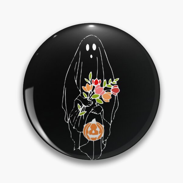 Item preview, Happy Halloween Ghost, Halloween Party, Floral Ghost, Autumn, Trick or Treat, Cute Ghost, Halloween Pumpkin Gift  designed and sold by Pero9.
