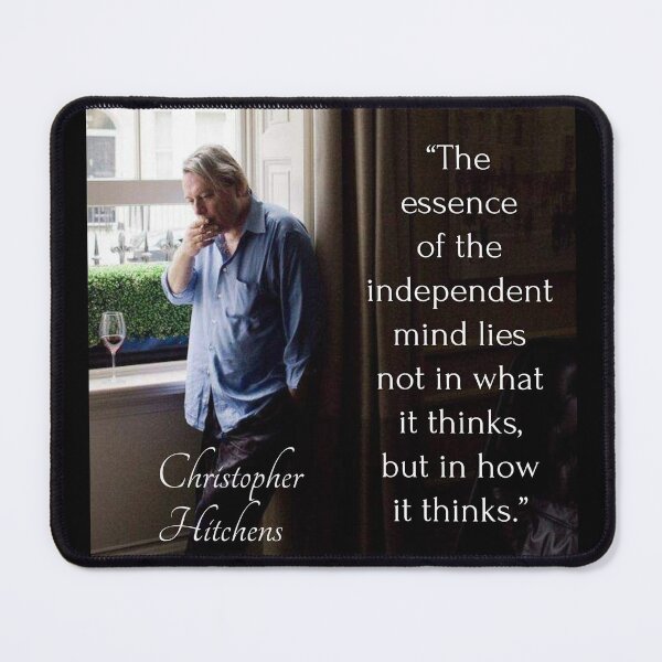 Item preview, Christopher Hitchens Quote designed and sold by PsychPsych.