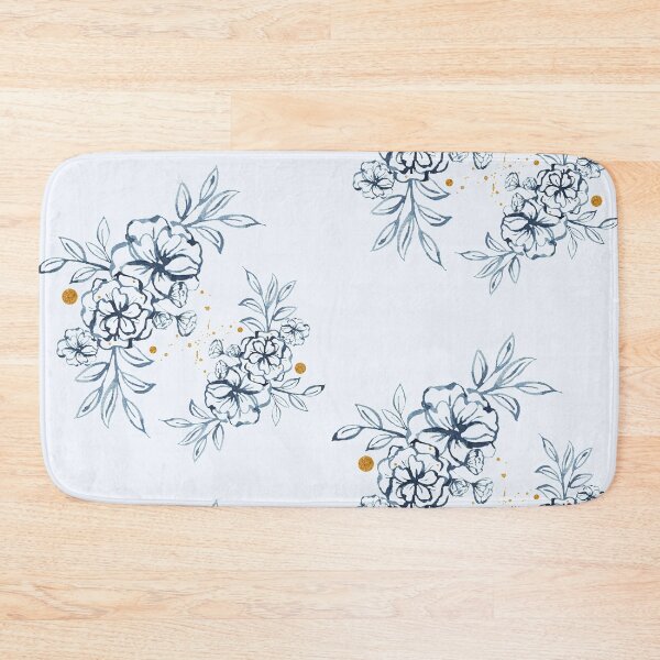 Item preview, Blue Watercolor Floral Art designed and sold by thesandrafadzai.