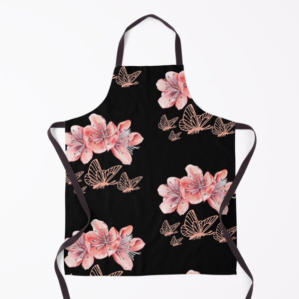 Item preview, Butterfly Peach Floral Art Floralpatterns designed and sold by thesandrafadzai.