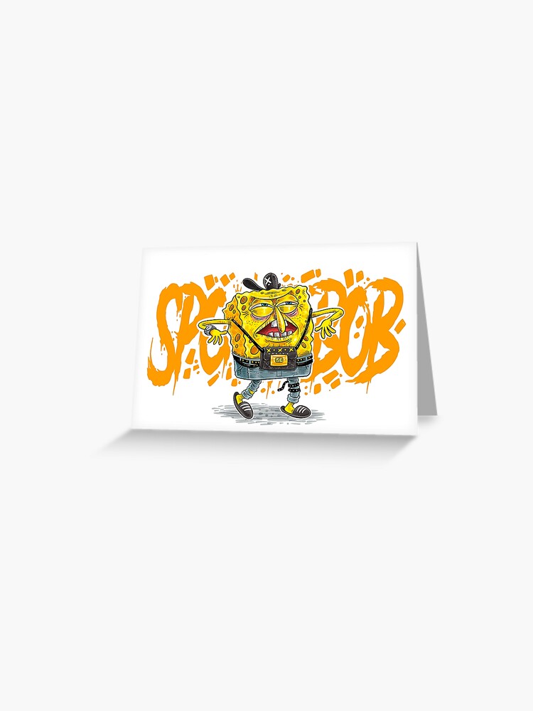 sad spongebob squarepants Classic t-shirt Greeting Card for Sale by LoCo05