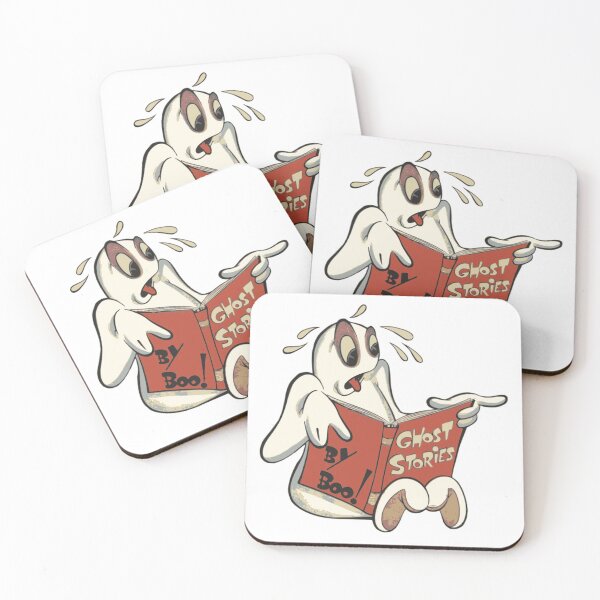 Item preview, A ghost reading ghost stories | boo designed and sold by Taimoor Ali.