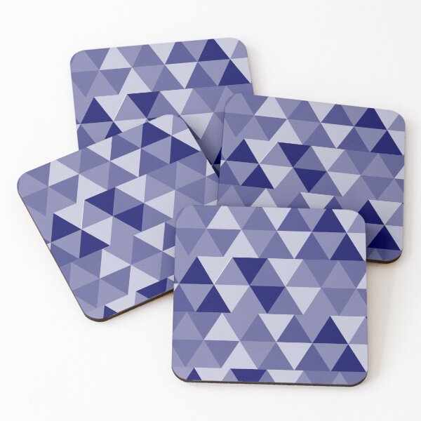 Item preview, Navy and Blue Geometrical Desk Mat and Mouse Pad designed and sold by Designforoz.