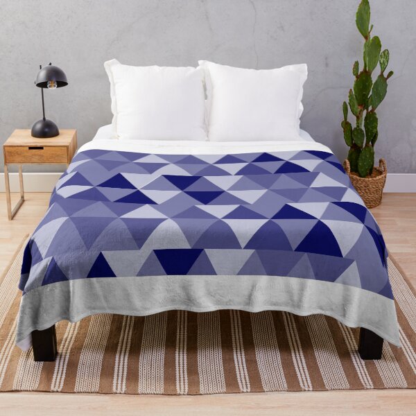 Item preview, Navy and Blue Geometrical Desk Mat and Mouse Pad designed and sold by Designforoz.