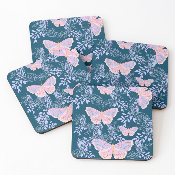 Item preview, Purple Butterfly Floral Art Floralpatterns  designed and sold by thesandrafadzai.