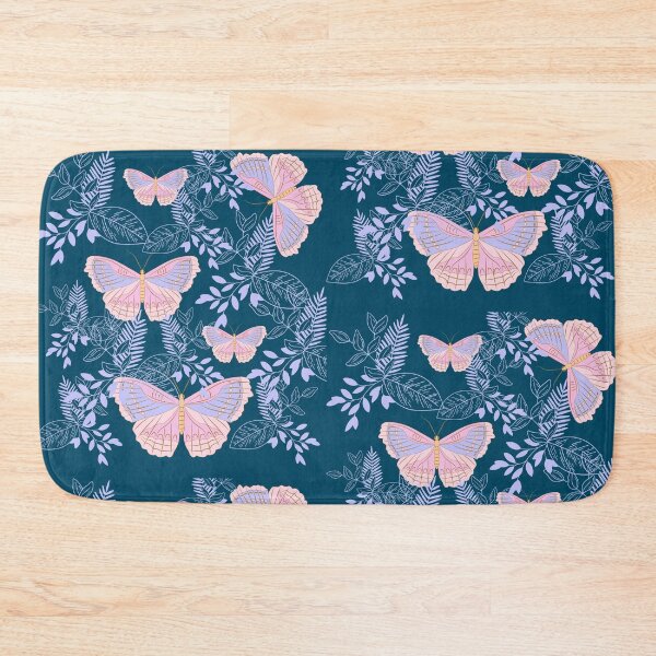 Item preview, Purple Butterfly Floral Art Floralpatterns  designed and sold by thesandrafadzai.