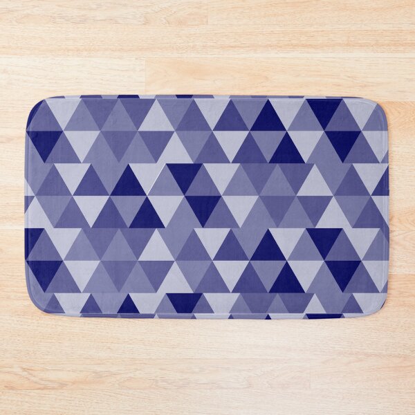 Item preview, Navy and Blue Geometrical Desk Mat and Mouse Pad designed and sold by Designforoz.
