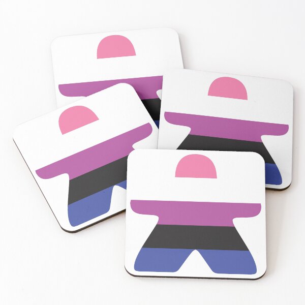 Item preview, Bisexual Pride Flag Meeple designed and sold by BeamGeeks.