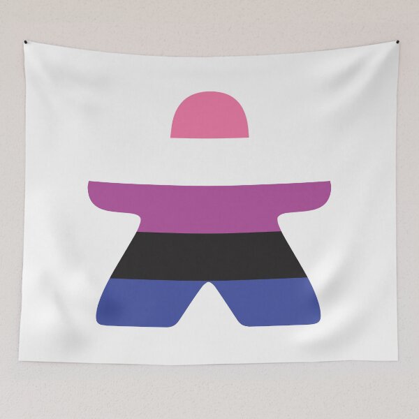 Item preview, Bisexual Pride Flag Meeple designed and sold by BeamGeeks.