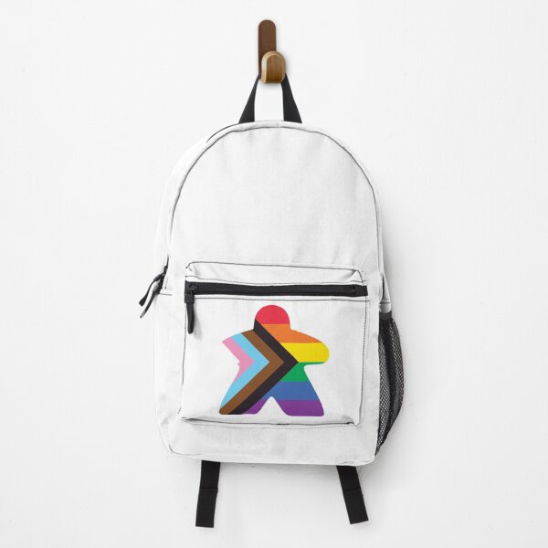 Item preview, Progressive Pride Flag Meeple designed and sold by BeamGeeks.