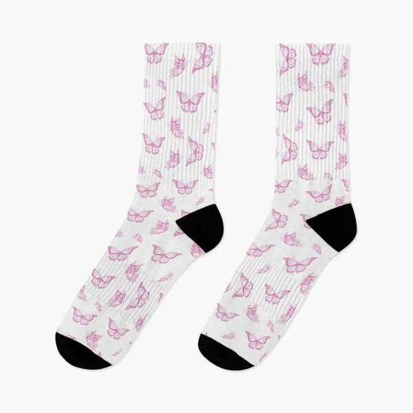 Item preview, Pink Pastel Butterfly Pattern designed and sold by thesandrafadzai.