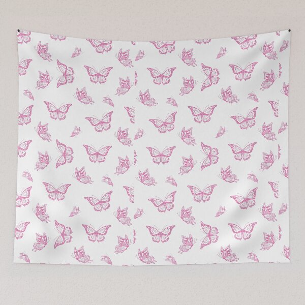 Item preview, Pink Pastel Butterfly Pattern designed and sold by thesandrafadzai.