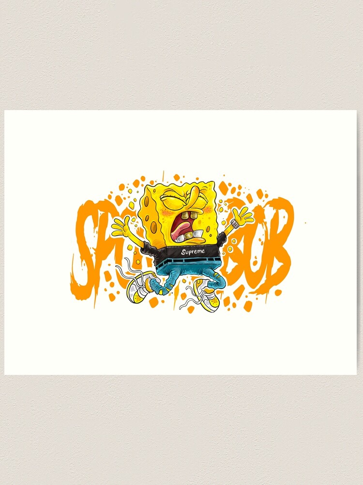 Spongebob Squarepants Supreme Logo Poster