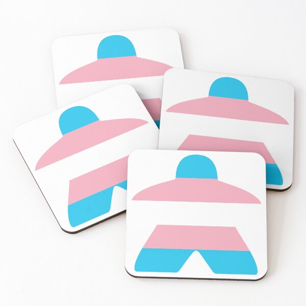 Item preview, Trans Pride Flag Meeple designed and sold by BeamGeeks.